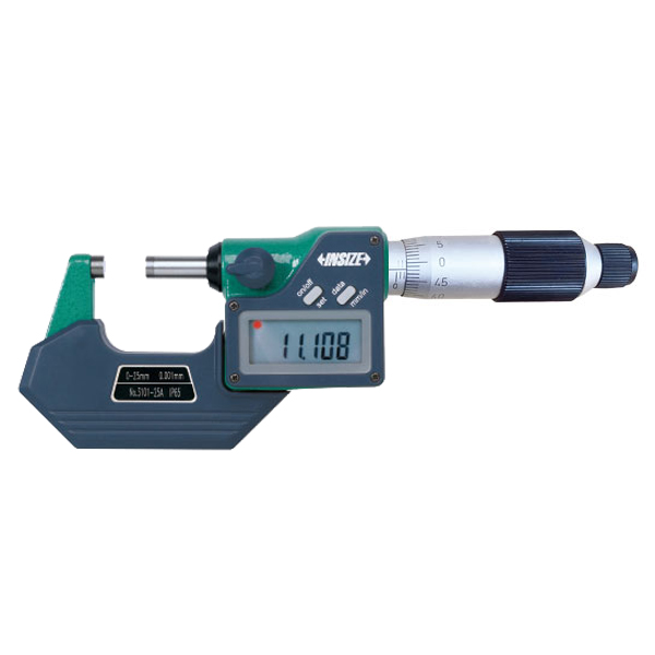 INSIZE WATERPROOF DIGITAL OUTSIDE MICROMETERS – With Data Output (Code – 3101)
