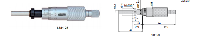 micrometer head-6381