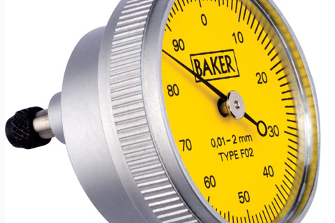 BAKER BACK PLUNGER DIAL GAUGE (Model 38)