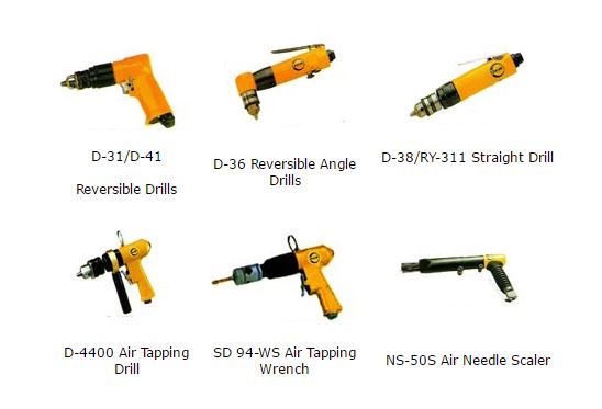 Unoair Reversible Angle Drill & Air Traipping Wrench Dealer