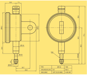 mechanical dial gauges-MODEL_40_04