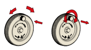 Coarse adjustment Fine adjustment