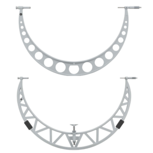 MITUTOYO SERIES 105 OUTSIDE MICROMETER WITH ANVIL EXTENSION COLLARS