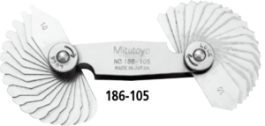 MITUTOYO SERIES 186 RADIUS GAGES