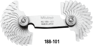 MITUTOYO SERIES 188 THREAD PITCH GAGES