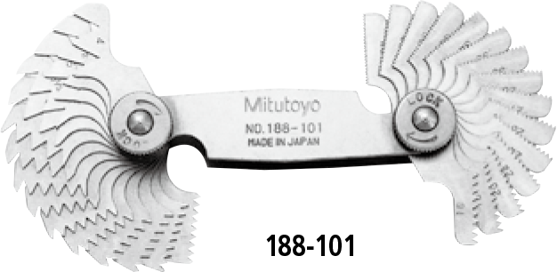 MITUTOYO SERIES 188 THREAD PITCH GAGES