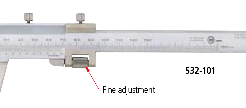 Mitutoyo-532 Series - with fine adjustment-Vernier Caliper