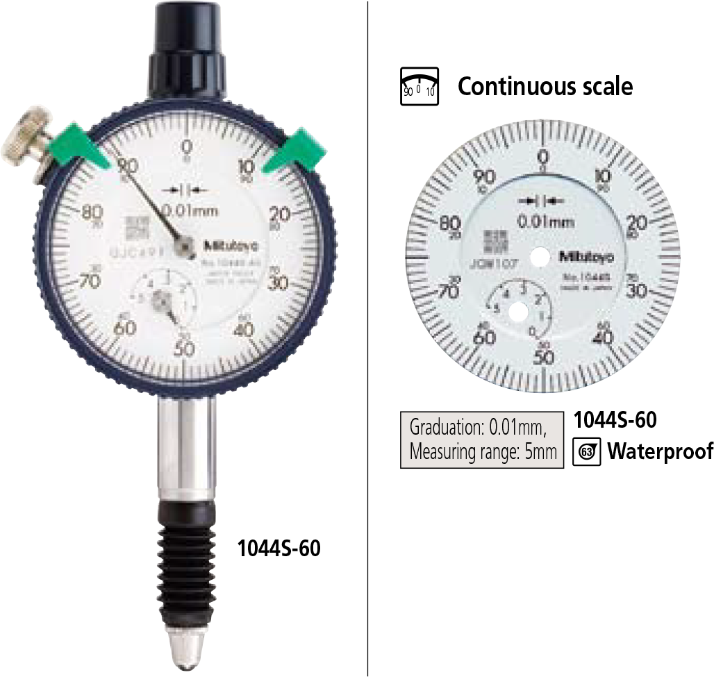 Small Diameter Dial Indicators