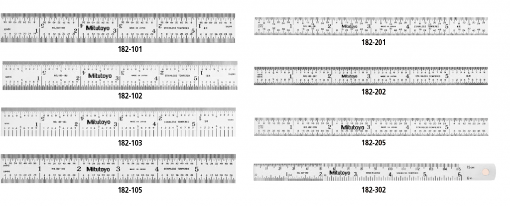 Mitutoyo Series 182 Steel Rules