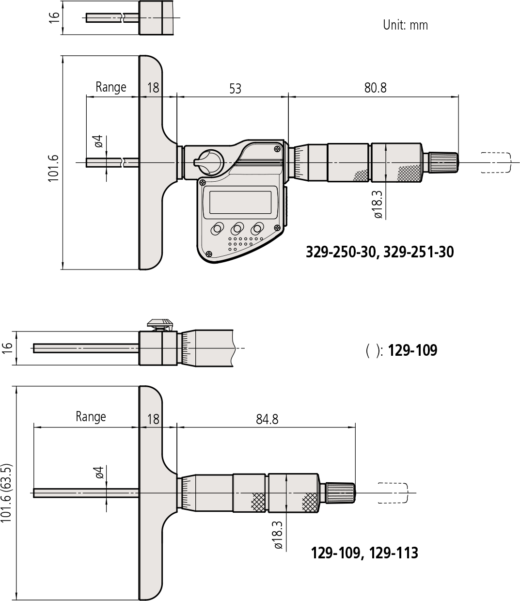 55972円 ★お求めやすく価格改定★ Mitutoyo 129-149 Vernier Depth Gauge Interchangeable Rods Micrometer Type 0-12 Range 0.001 Graduation -0.00024 Accuracy 2.5 x 0.63 Base 12 by