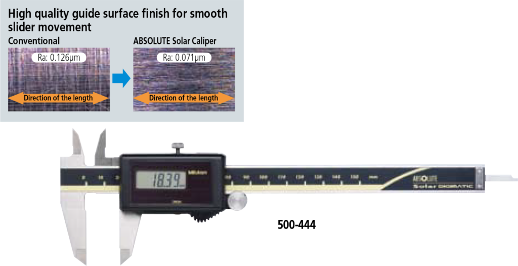 MitutoyoSERIES 500 No battery or origin reset neededABSOLUTE Solar