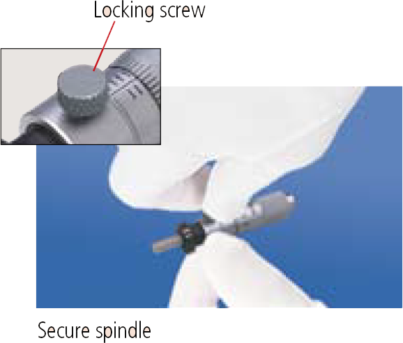 Locking screw Type Micrometer Heads
