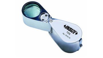 Magnifying glass with12 LED Illuminated Lighted Light 30X – The Library  Supply