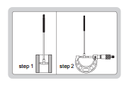 Long Handle Telescoping Gage Code 4209