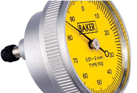 BAKER BACK PLUNGER DIAL GAUGE