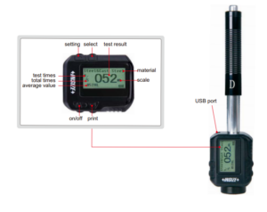 PORTABLE LEEB HARDNESS TESTER CODE – ISH-SPHD
