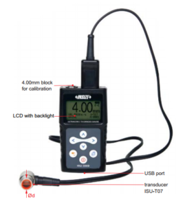 ULTRASONIC THICKNESS GAGE THROUGH COATING CODE ISU-300D