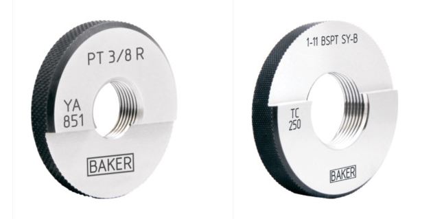 Baker Taper Pipe Threads ISO 7-R, BSPT, PT