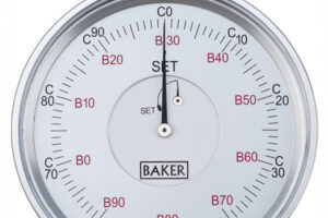 BAKER HARDNESS TESTER DIAL GAUGE (Rockwell Standard)