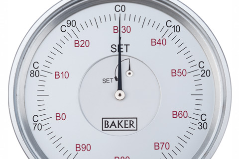 BAKER HARDNESS TESTER DIAL GAUGE (Rockwell Standard)