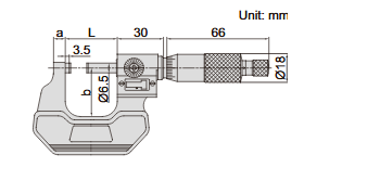 INSIZE Outside Micrometer with Counter 3400 | Gokul Traders