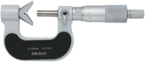 MITUTOYO SERIES 114-3 FLUTES AND 5 FLUTES V-ANVIL MICROMETERS