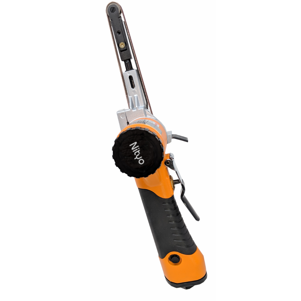 NITYO NII – 5522H | 10mm PNEUMATIC BELT SANDER RPM 16000
