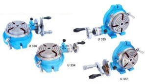 UNIQUE ROTARY MILLING TABLES – CODE U334, U335, U336 & 337